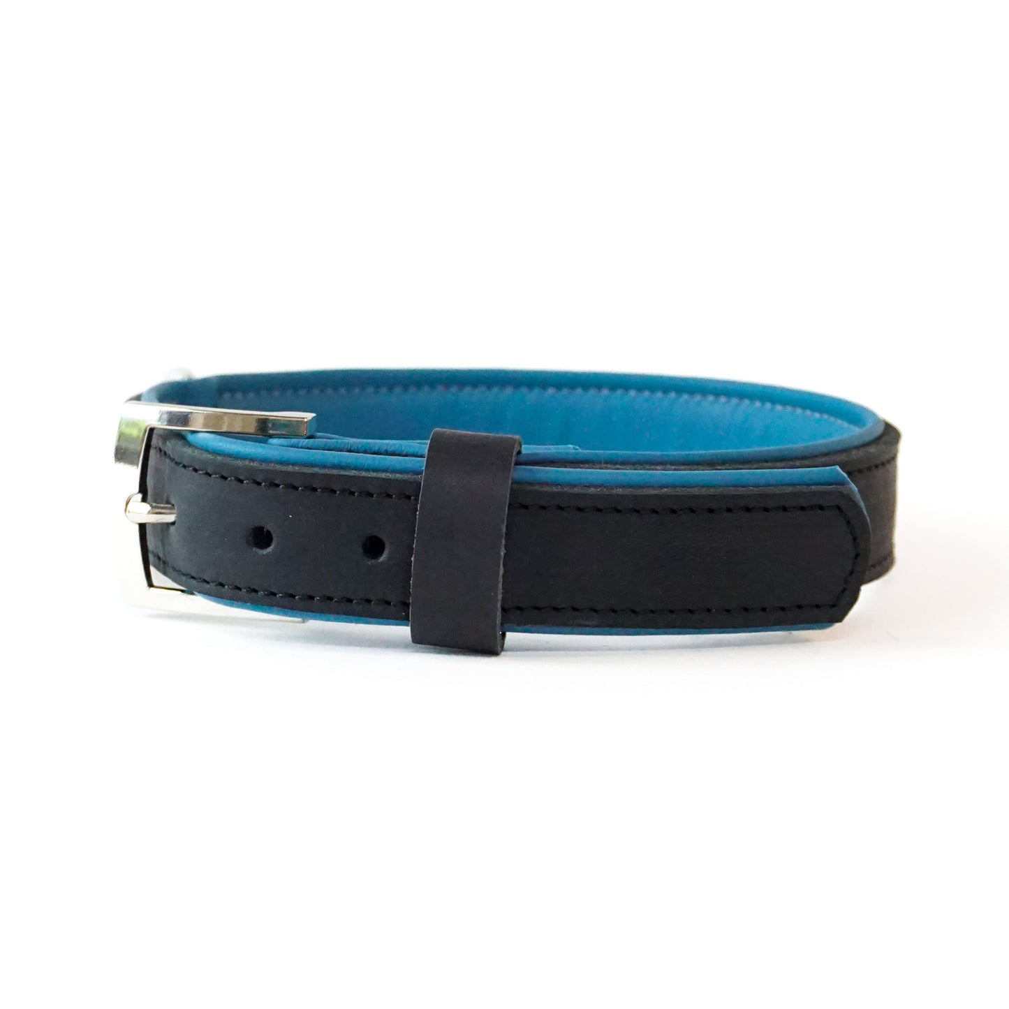 Halsband Bowie - black / ocean blue