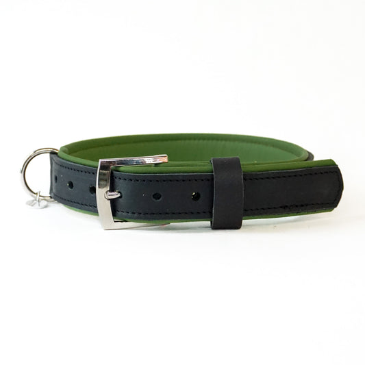 Halsband Bowie - black / olive