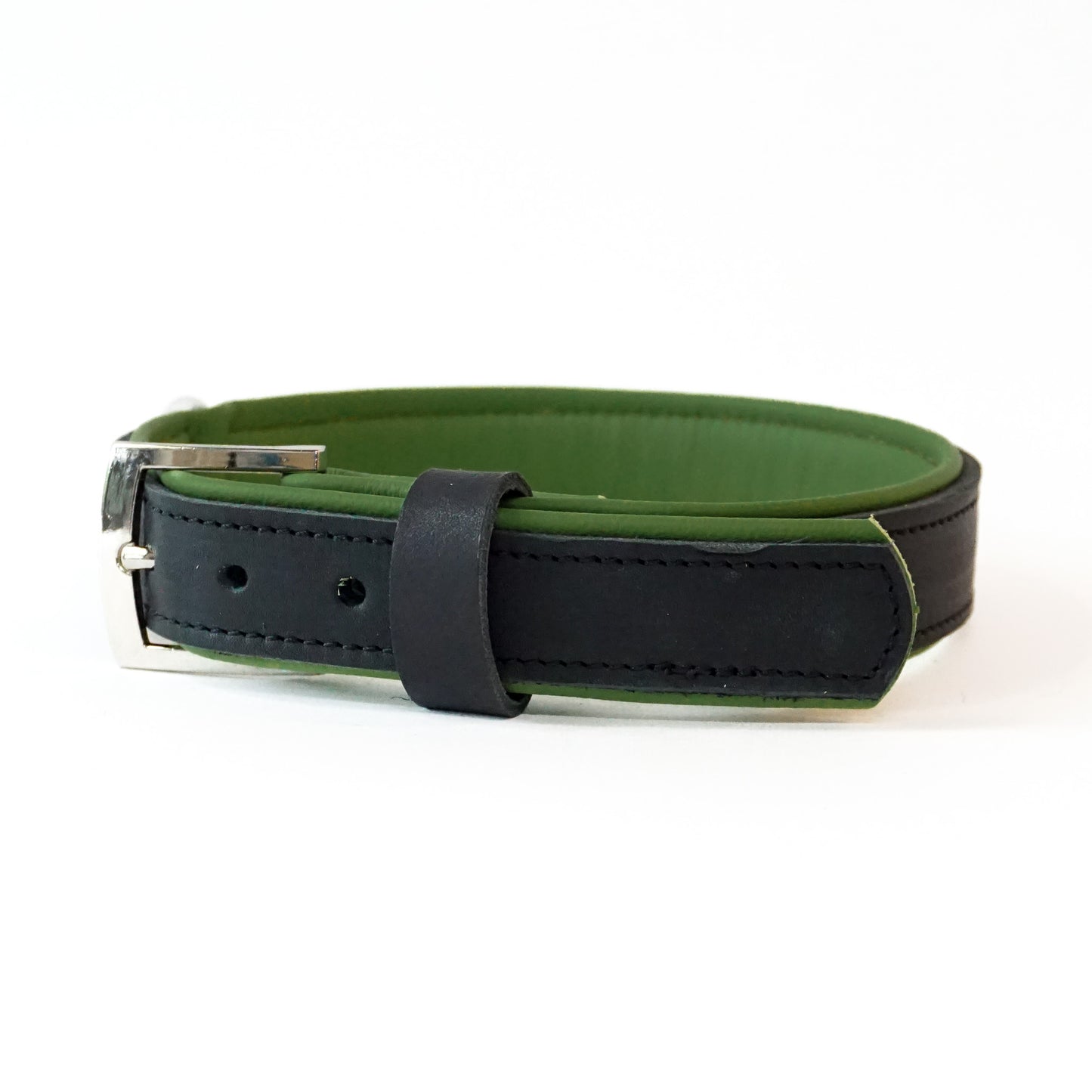 Halsband Bowie - black / olive