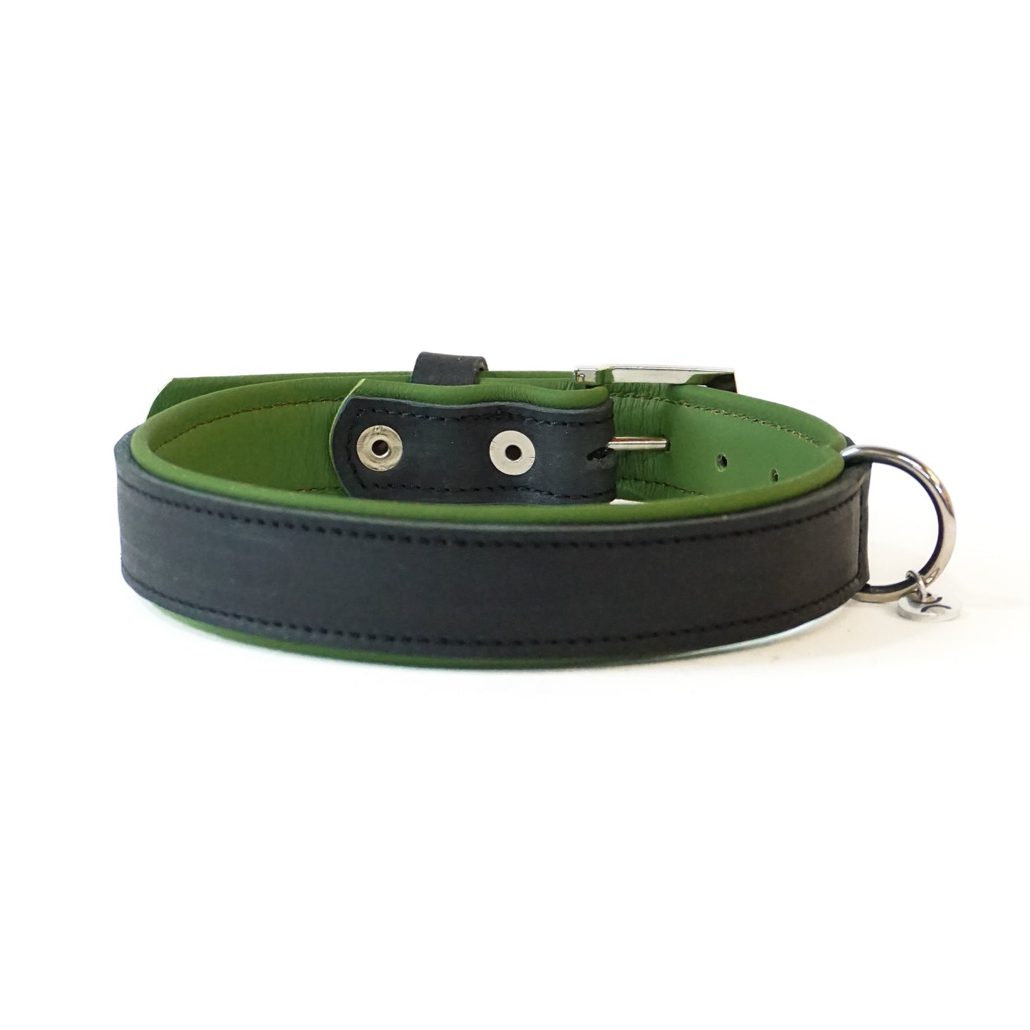 Halsband Bowie - black / olive