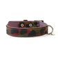 Halsband HAND PAINTED EDITION - army / lavender