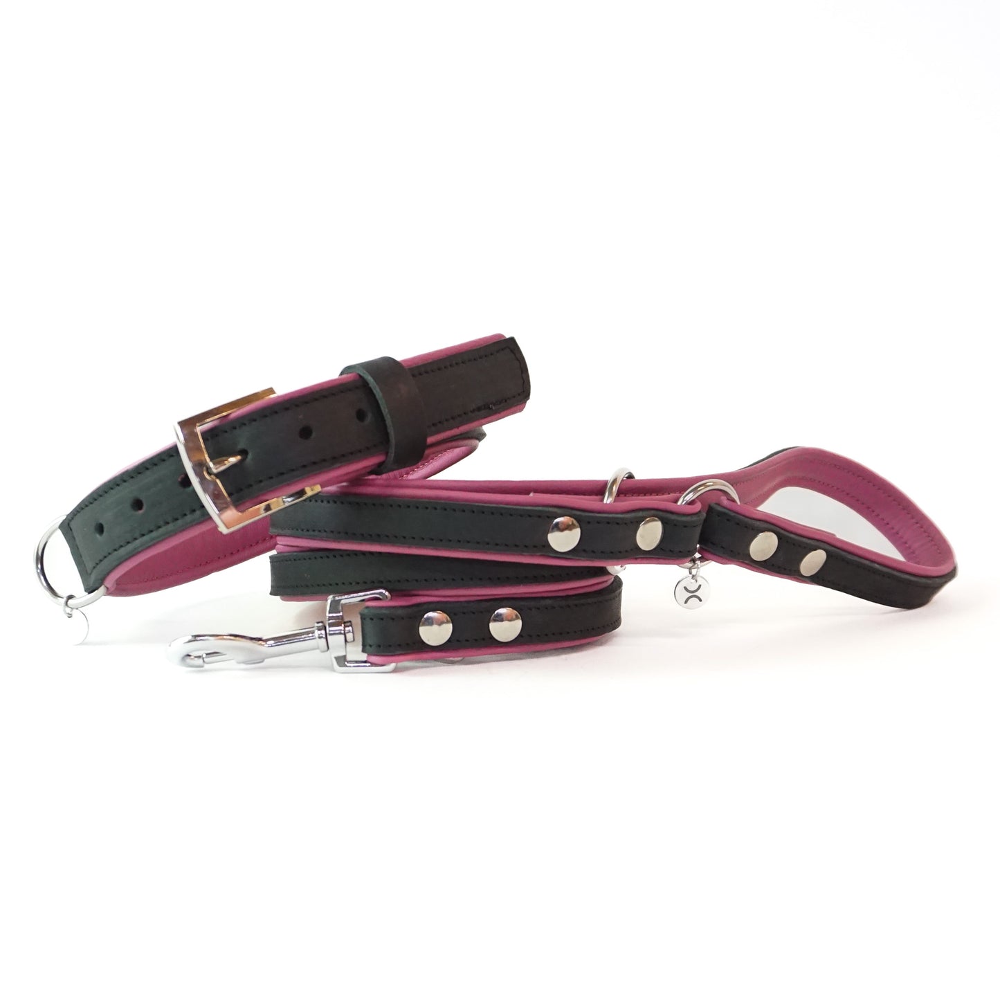 Halsband Bowie - black / bubblegum