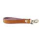 Sleutelhanger Bowie - cognac / lavender